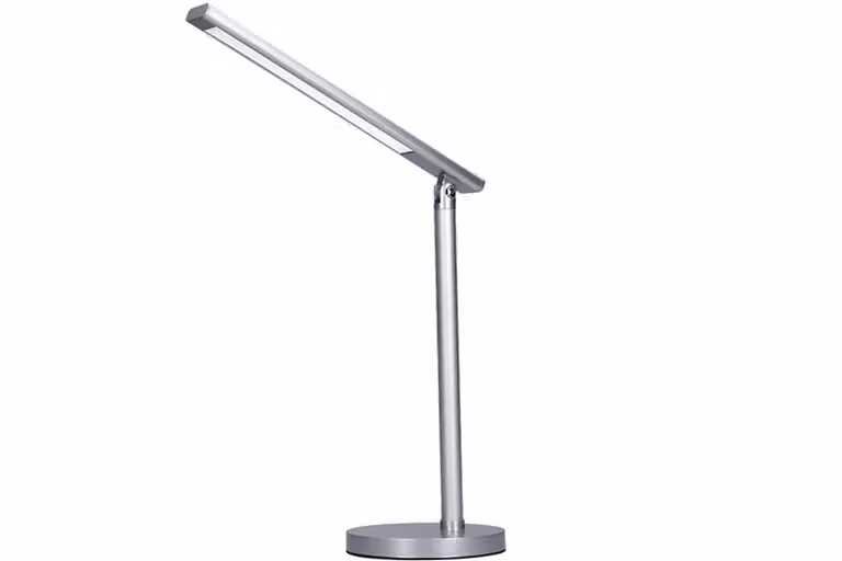 Solight Lampada da tavolo a LED, 7W, dimmerabile, cambio di cromaticità, argento
