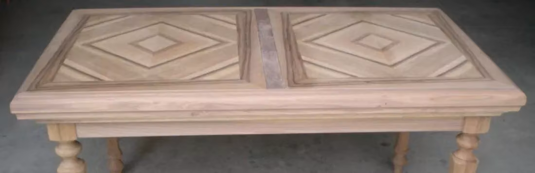 Tavolo allungabile a serrandina Mobili 2G in legno color noce, L: 160 cm, P: 90 cm, H: 80 cm – 2