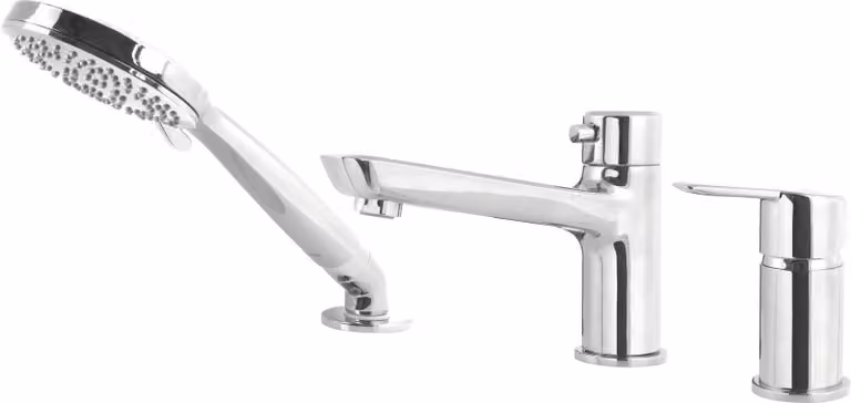 3-hole bathtub mixer