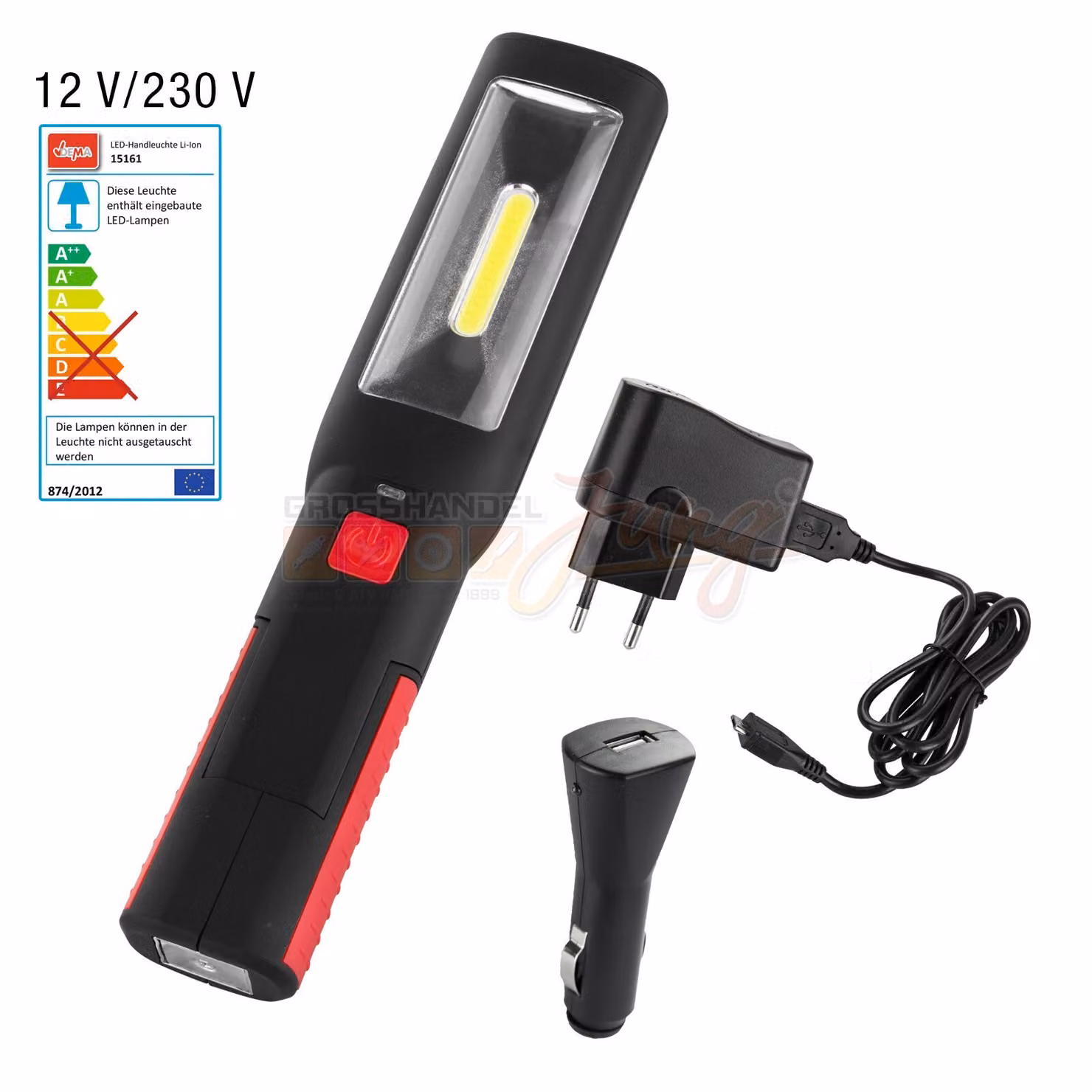 Lampada portatile a LED Li-Ion DHL3/7