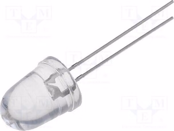 2 LED, 10 mm, bianco freddo, 85.000÷100.000 mcd, OSW5DKA201A, diodi LED a montaggio superficiale (SMD), 10 mm, angolo di emissione 8°