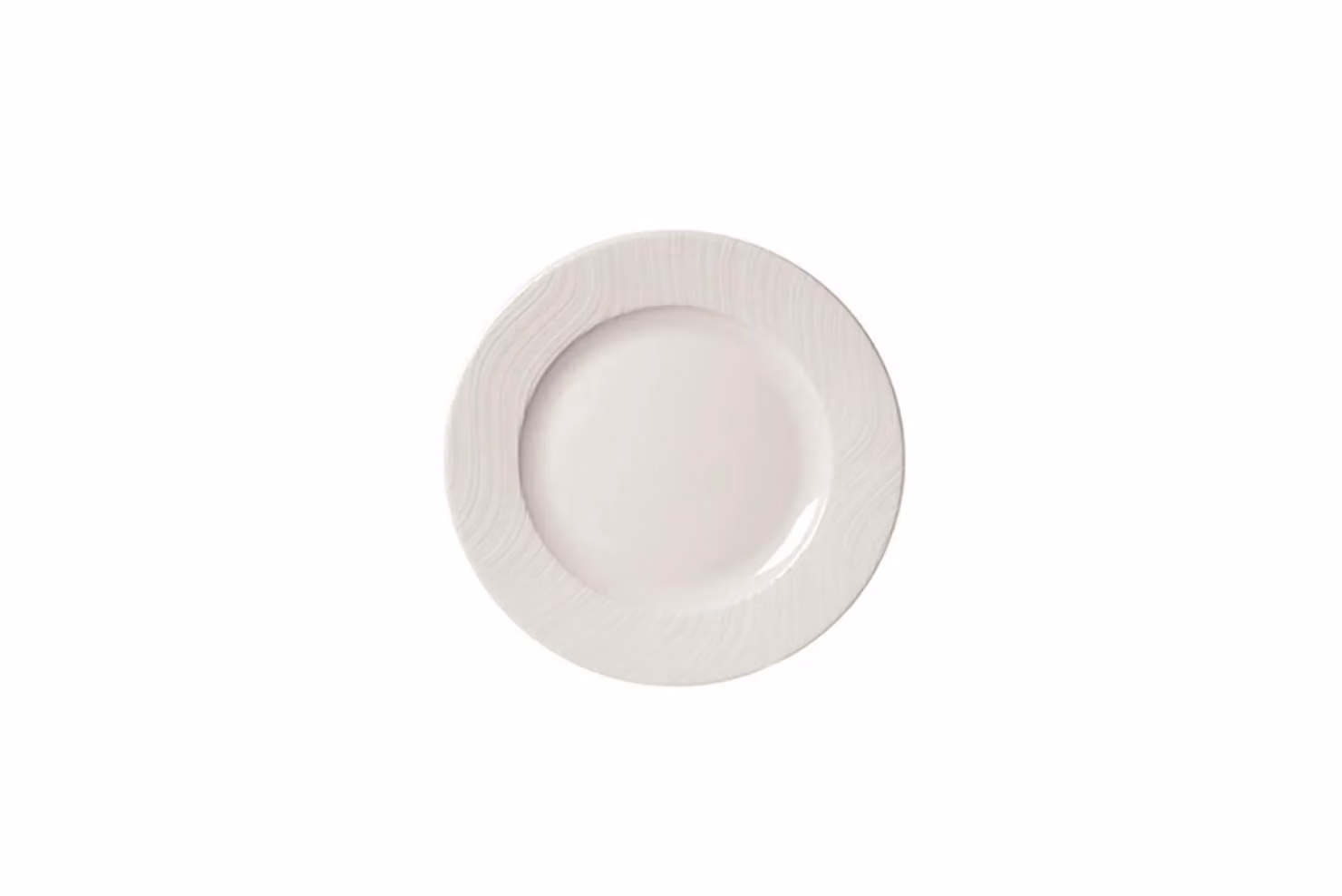 Piatto Pane in porcellana, diametro Cm 17 Waves, pezzi 6