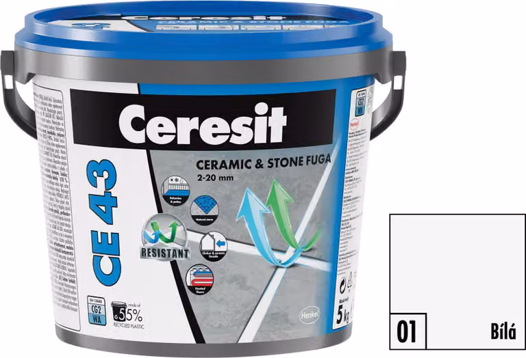 Ceresit Grout CE 43 Grand'Elit Bianco, 5 kg