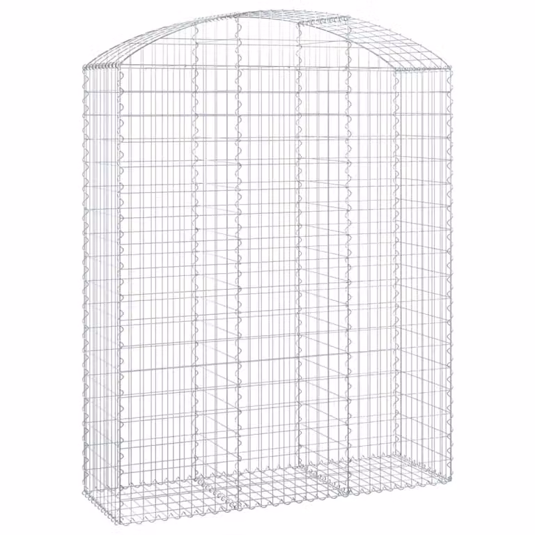 Cesto Gabbione ad Arco 150x50x180/200 cm Ferro Zincato