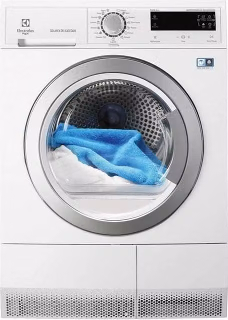 Electrolux RDH3497RDE Asciugatrice a Pompa di Calore 9 Kg Classe A++ con Motore Inverter e Certificazione Woolmark Blue, colore Bianco, L/P/H: 60 x 63 x 85 cm