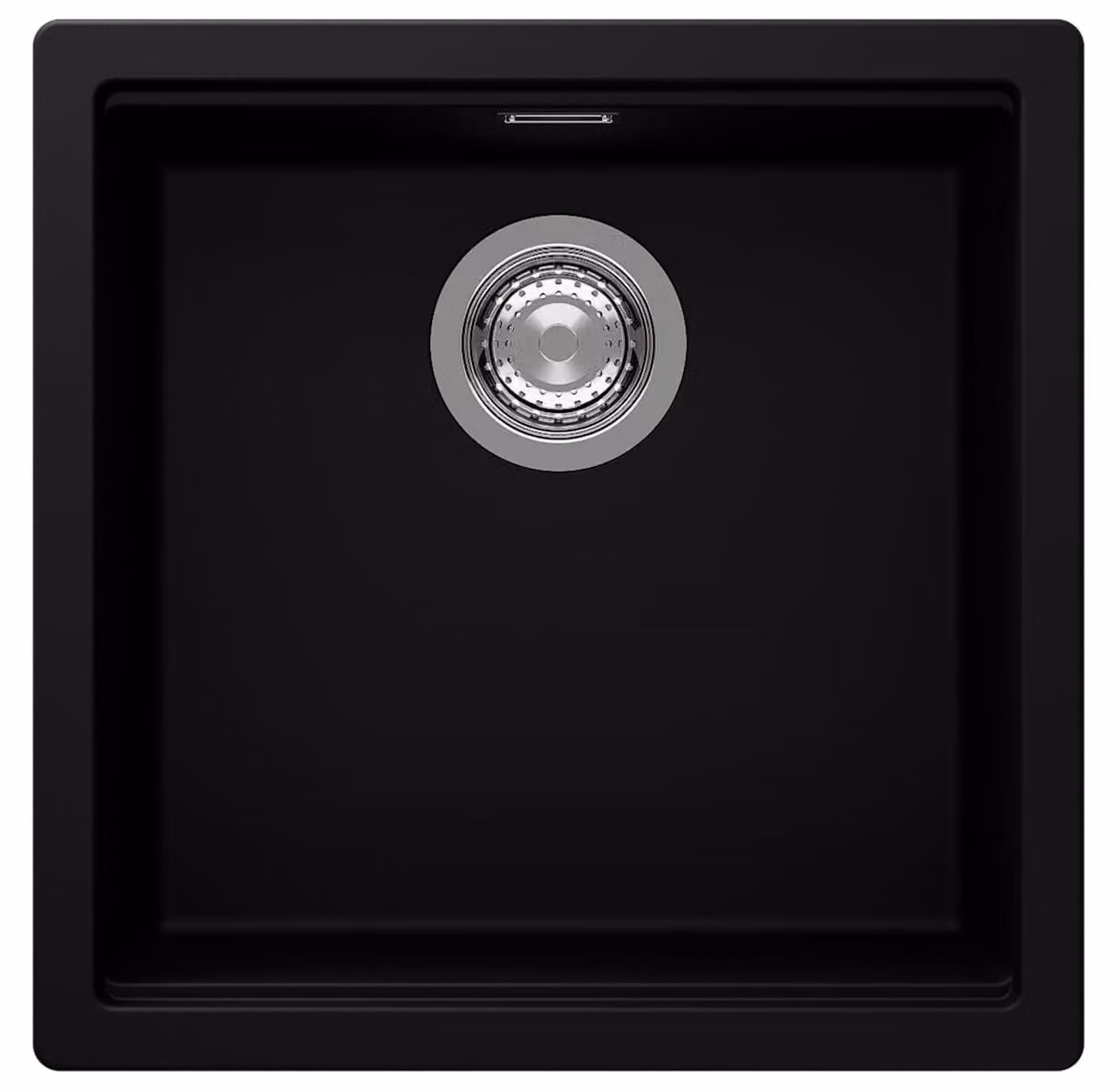 Lavello da incasso Schock Cristadur Kiruna N-100 A Linea Verde Notte NGT funzionamento eccentrico