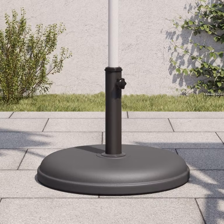 Supporto per ombrellone - Diametro 32/35/38 mm - Attacco per palo da 15 kg - Modello rotondo