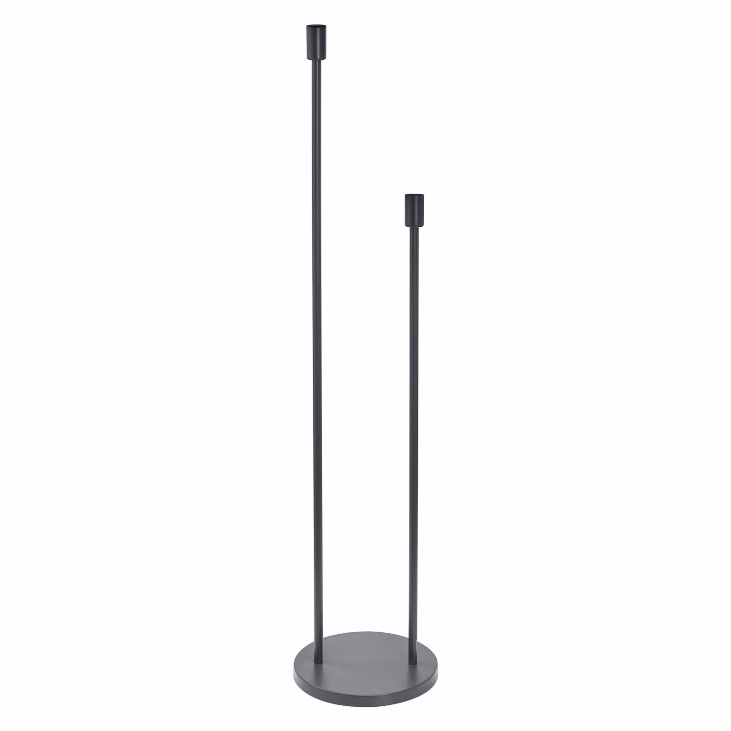 OSRAM DECOR STICK FLOOR lampada da terra, 2 x E27, grigio scuro, acciaio inossidabile, scenari di illuminazione individuali, ideale per le zone giorno, interruttore a pedale, design moderno, base E27, decorativa