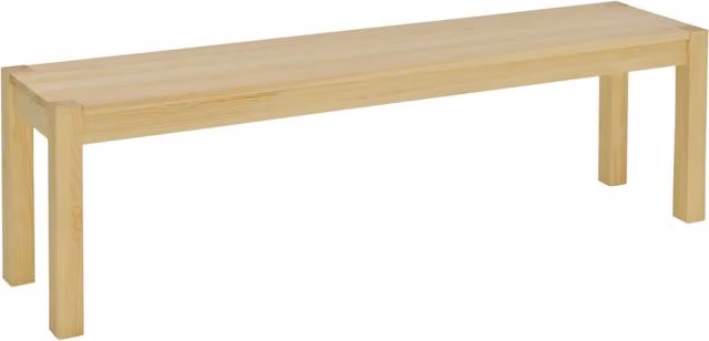 Panca in legno massello 3 posti ¨C Xylo ¨C Pino naturale per cucina e sala da pranzo