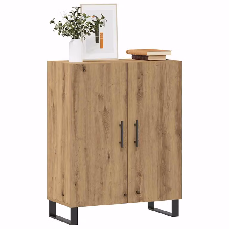 Credenza in legno stile classico vidaXL colore marrone L: 69,5 cm, P: 34 cm, H: 90 cm