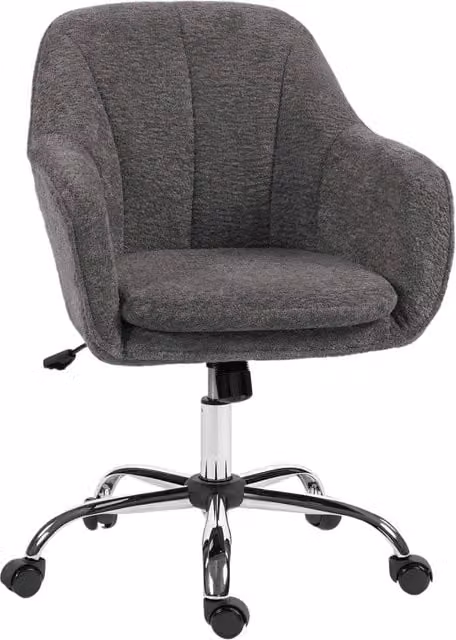 Sedia da ufficio ergonomica XYLO grigia con schienale reclinabile e regolazione in altezza, L: 63 cm, P: 63 cm, H: 120 cm
