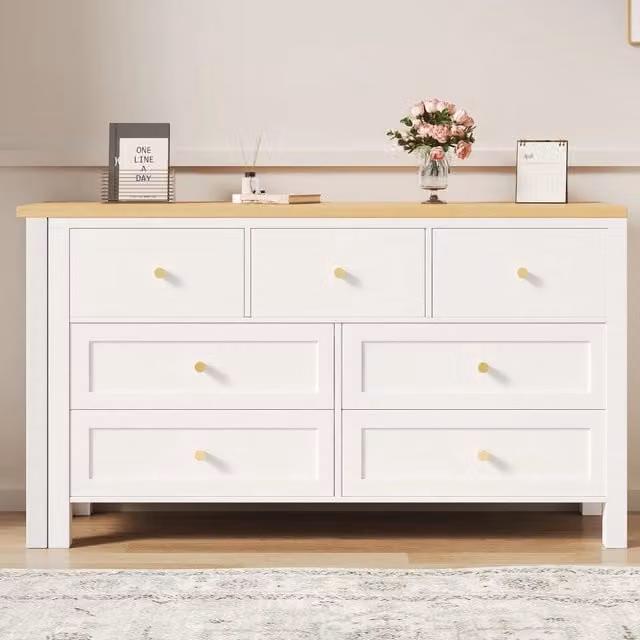 Scrivania con cassettiera a 7 cassetti; scrivania angolare con piano girevole a 360 gradi; truciolare bianco effetto rovere per ufficio e camera