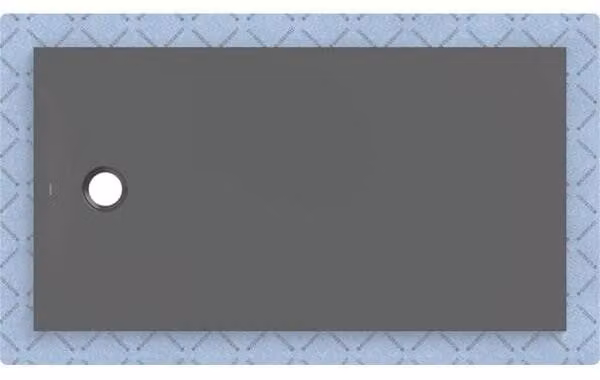 Geberit CleanFloor30 surface de douche, intégrée, avec voile d'étanchéité, 150x80cm, 551.008.DM.1, 551.008.DM.1