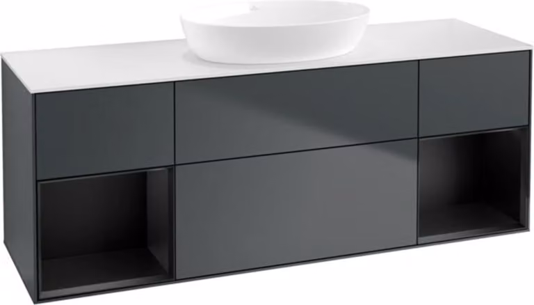 Mobiletto V&B Finion 160cm, Pl w m, Rg b m Lac, md bl. m Lac