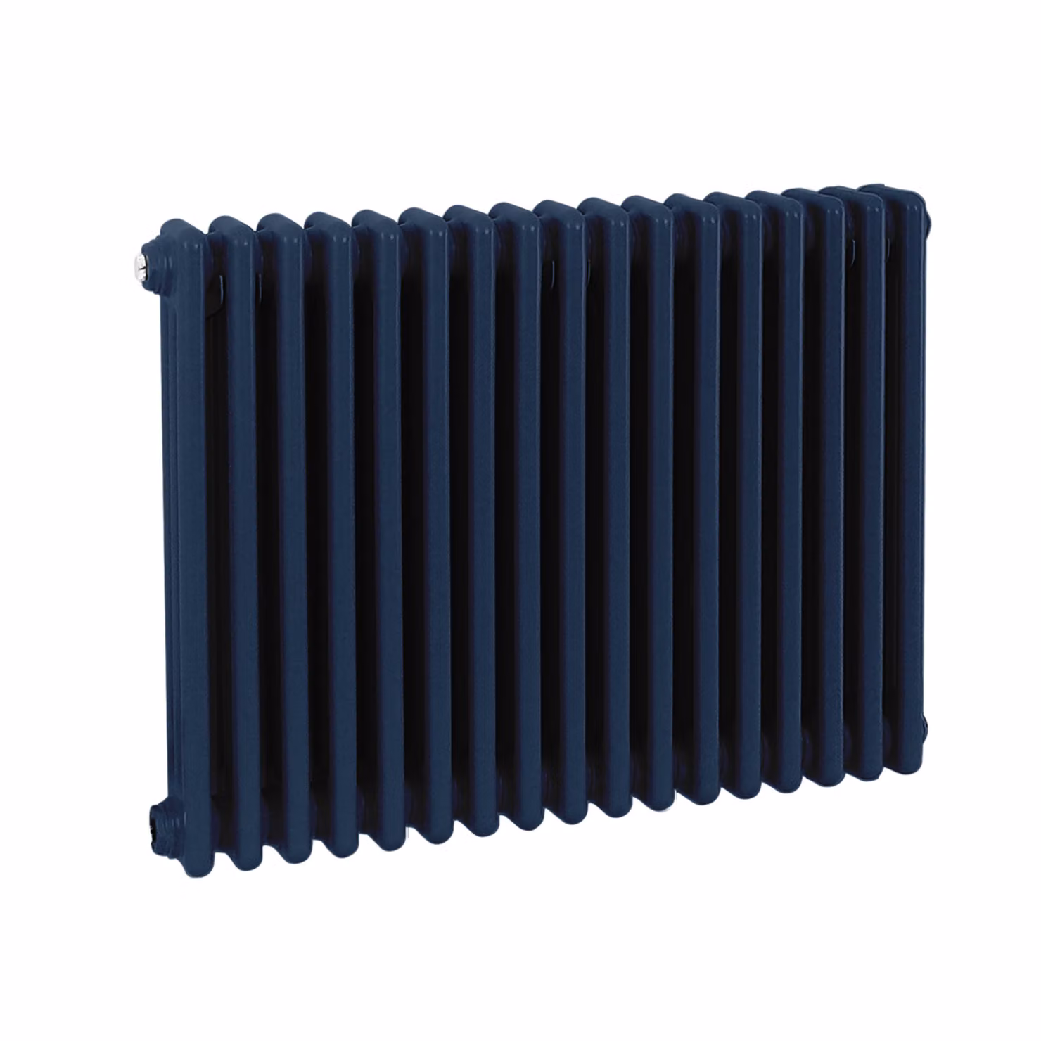 Radiatore Orizzontale a Colonne (2 Colonne) 600mm x 785mm - Blu (Deep Sea Blu) - Regent