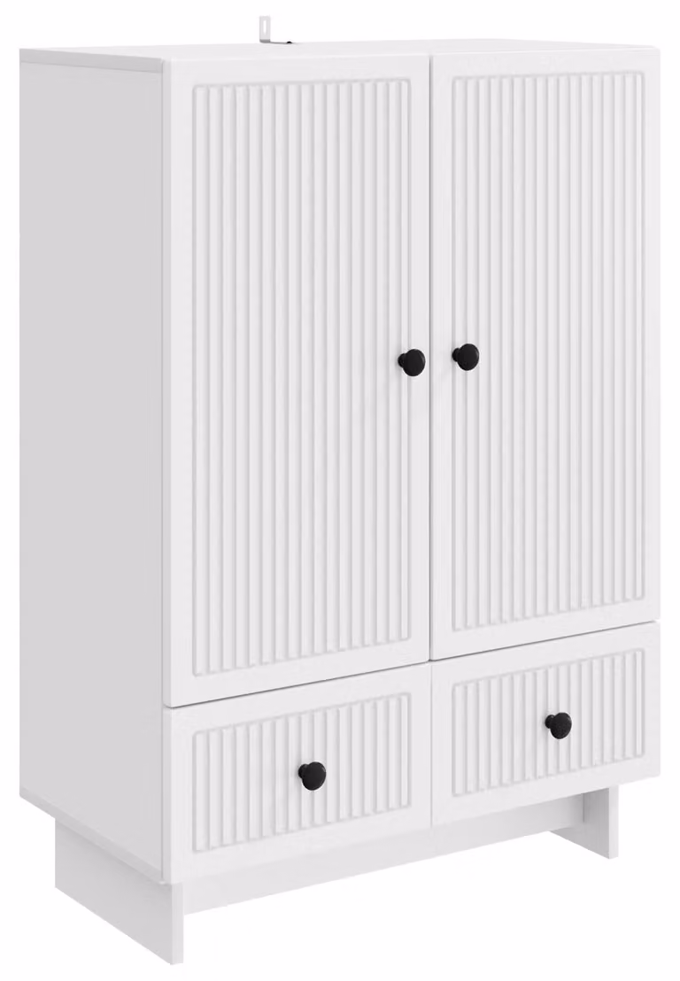 Credenza Bianco 66 x 34,5 x 95 cm Legno ingegnerizzato