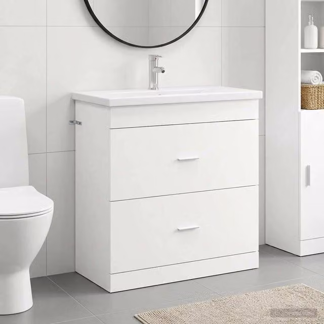 Set di mobili per il bagno Bianco 81 x 40 x 84,5 cm 3404374