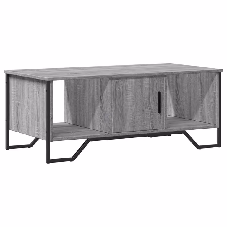 Tavolino da Salotto Grigio Sonoma 100x51x40cm Legno Multistrato