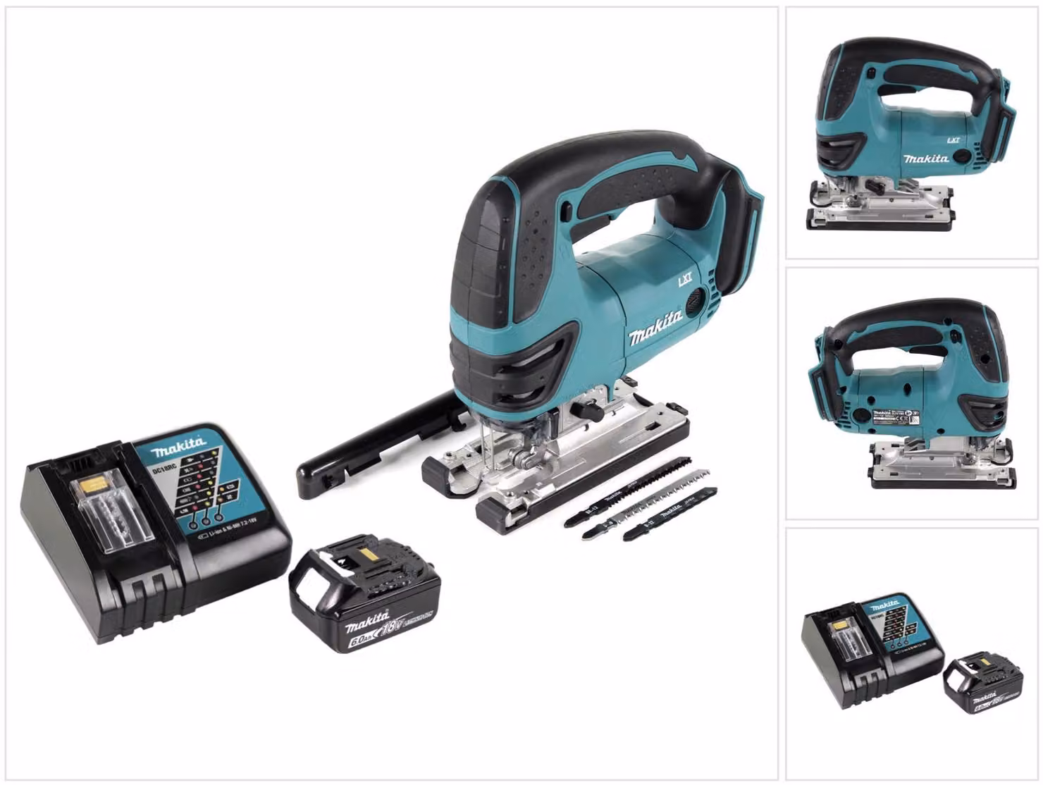 Seghetto alternativo a batteria Makita DJV 180 RG1 18V + 1x batteria 6,0 Ah + caricabatterie