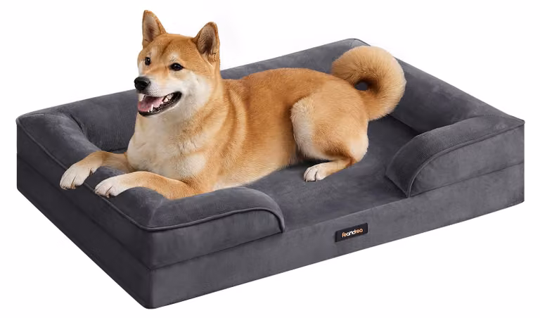 Cuccia ortopedica per cani Feandrea, cuscino per cani, 89 x 63 x 16 cm