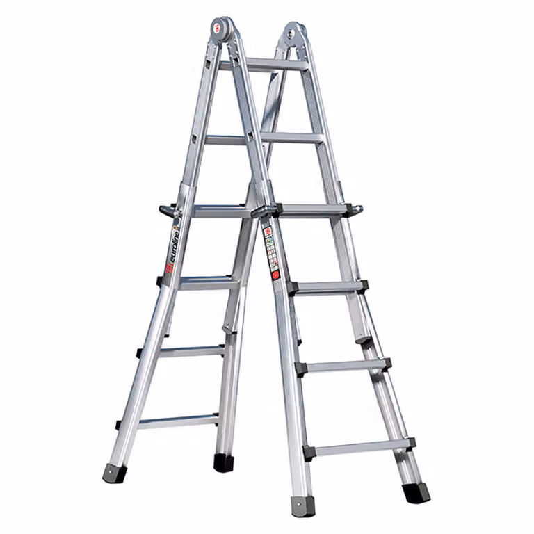 Scala pieghevole in alluminio con 4x4 pioli 3160104