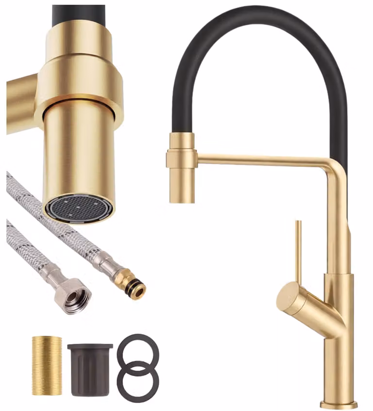 Granitan - Rubinetto da cucina - Rubinetto per lavello - Oro - Rubinetto da cucina - VASTO