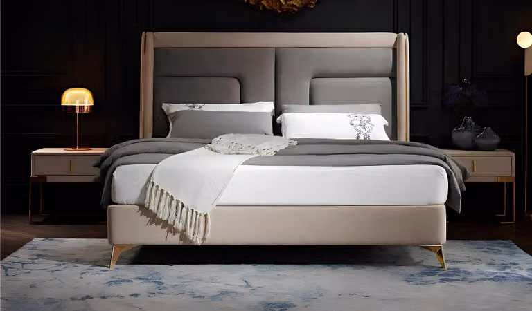 Luxus Schlafzimmer Bett Design Polster Betten Möbel Schlaf Hotel Doppel 180x200