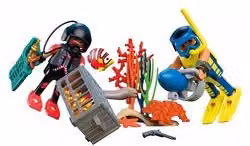 Playmobil City Action Poliziotto sub con tesoro multicolore 41 pezzi 72078
