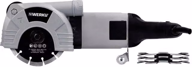 Inseguitore di pareti WERKU da 2400 W, colore grigio – 1