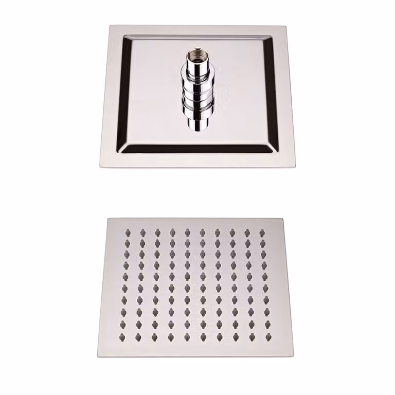 Soffione Doccia Quadrato Ultrasottile da Parete 200 x 200mm - Arvo