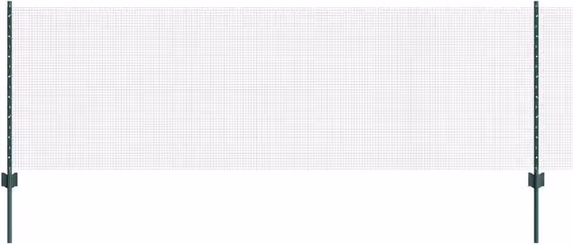 Recinzione da Giardino DESIGN IN in Acciaio e PVC con Posto Verde, Colore Verde, H: 80 cm, L: 24 cm