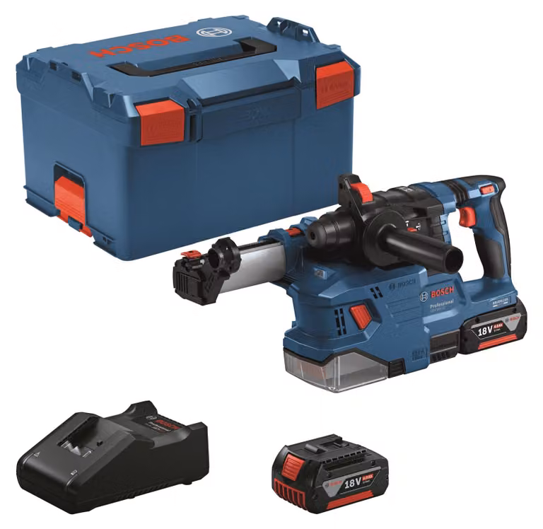 BOSCH Professional 0611924003 BOSCH Professional GBH 18V-22 Set di trapani a percussione a batteria 18,0 V, con 2 batterie