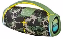 Altoparlante portatile wireless Xjump XJ 150 TWS 60W verde multicolore con Bluetooth, USB-C e certificazione IPX5