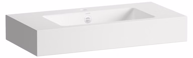 LAUFEN CLASSICS Lavabos, rectangulaire, 1 trou pour robinet, avec trop-plein, 800x405x135mm, blanc brillant, H510CL40001041, H510CL40001041