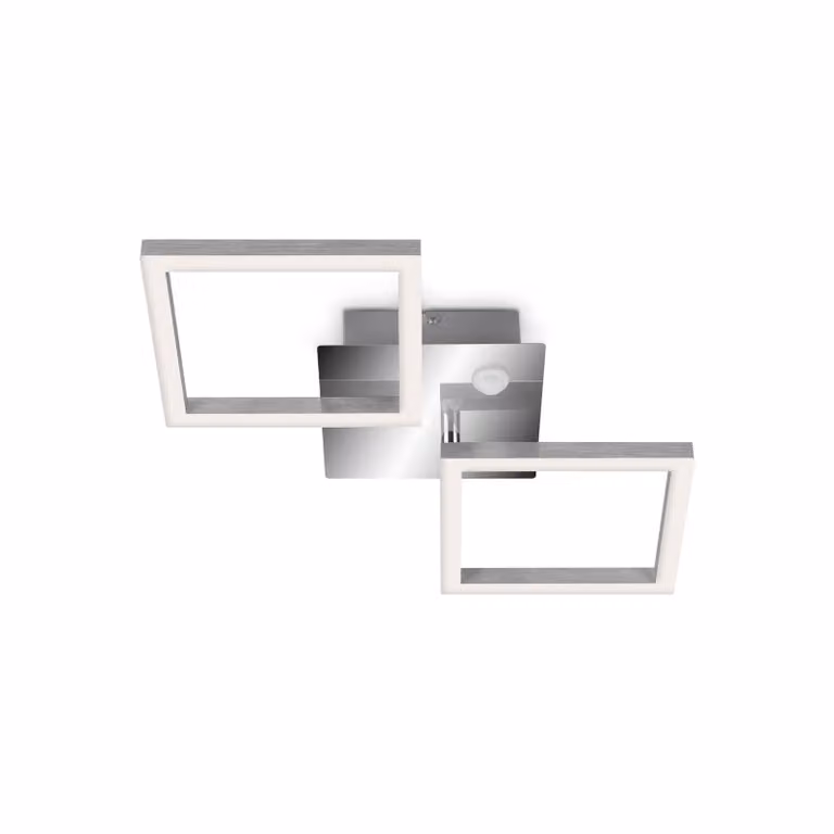 Lampada da soffitto a LED con sensore di movimento IP44 12 W argento metallo-plastica Telefunken