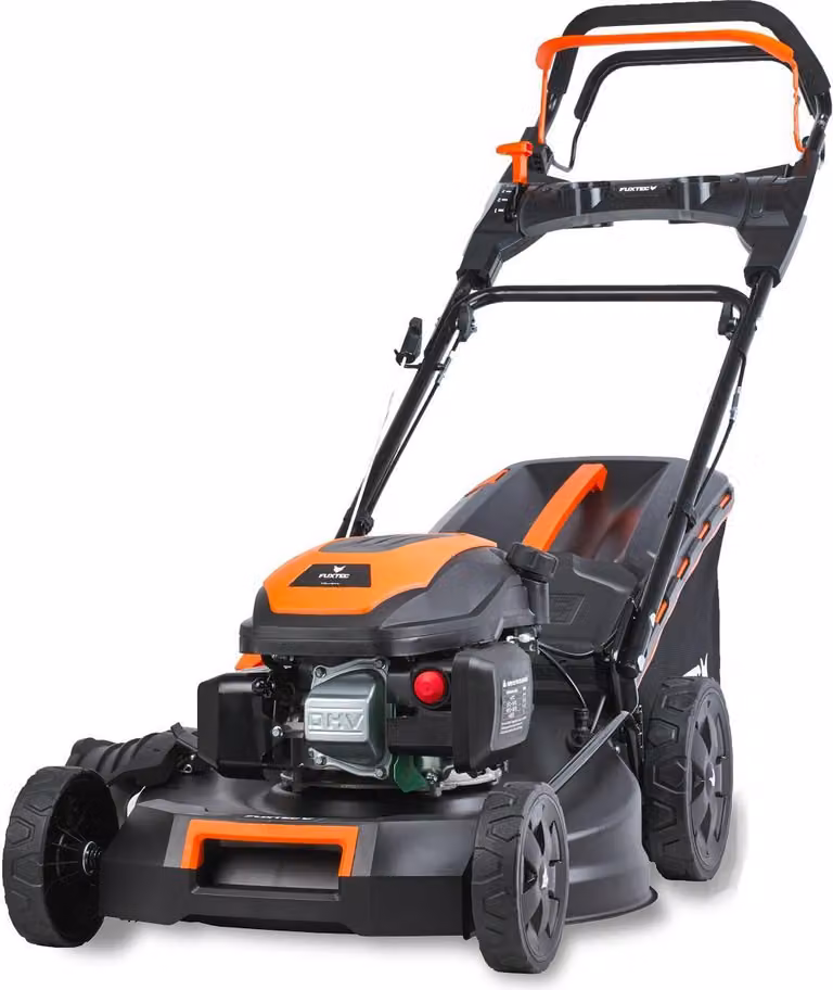 Tagliaerba a scoppio semovente RM5170Pro motore 4 tempi a benzina 170cc con autrazione flessibile 51 cm di taglio