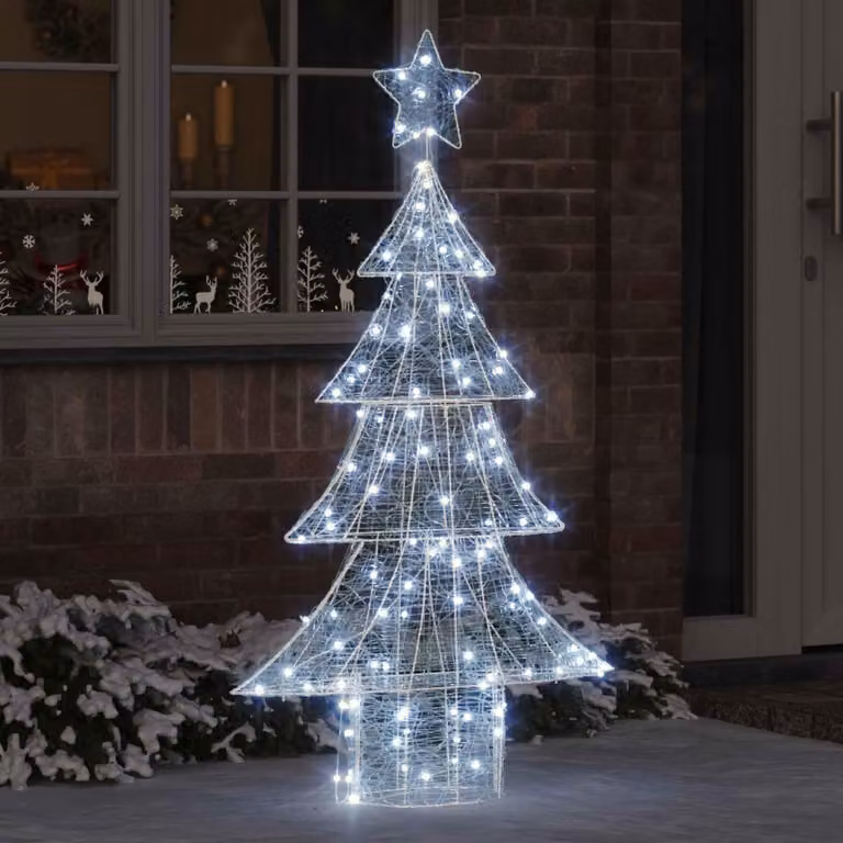 Maison Exclusive - Albero di Natale con 160 LED bianchi freddi, altezza 150 cm, in acrilico