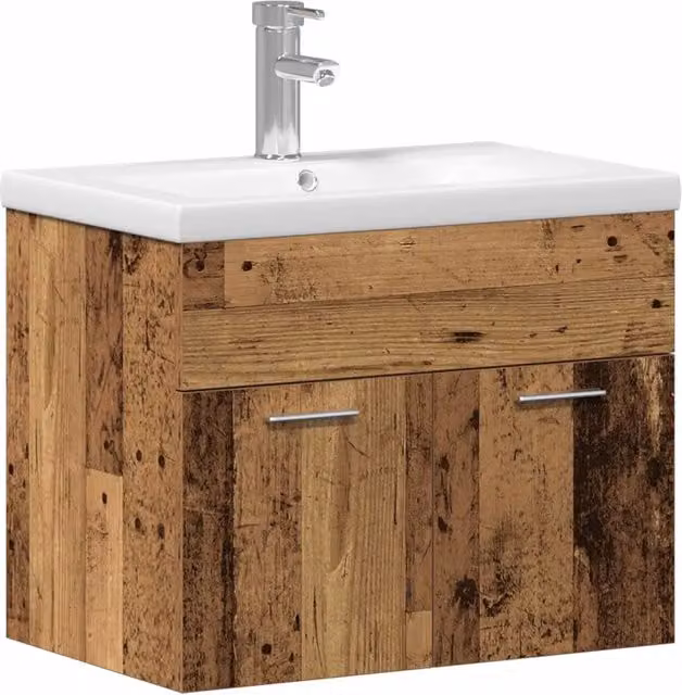 Mobile da Bagno | Armadio da bagno con porta Legno vecchio 60 x 38,5 x 46 cm
