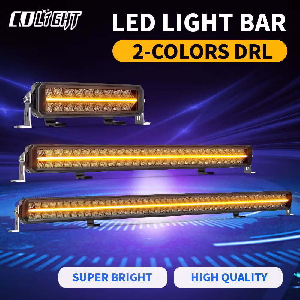 Barra luminosa a LED da 52 pollici, doppia fila - 80.000 lumen - Grado di protezione IP68 (impermeabile) - Illuminazione per fuoristrada