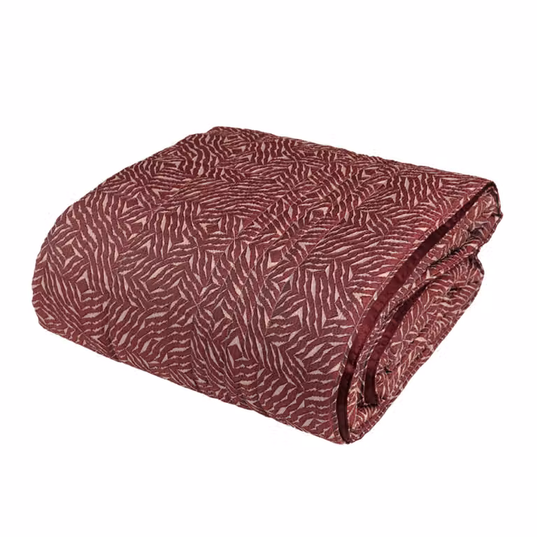 BOSCO VERTICALE Quilt - Taglia: 2 piazze,Colore: BOSCO VERTICALE - BURGUNDY