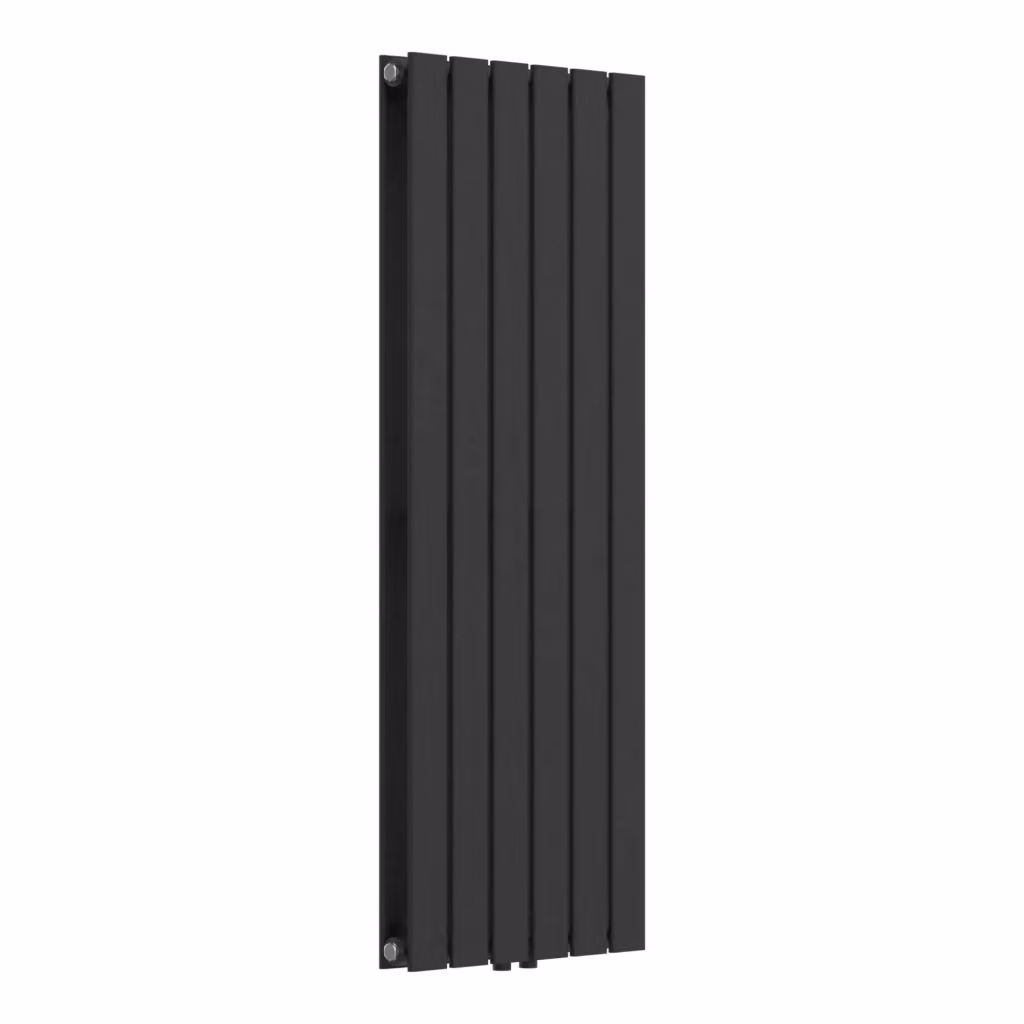 Termosifone a pannello doppio con elementi piatti neu.haus Nero L: 120 cm, H: 45 cm – 2