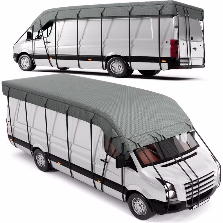 Copertura protettiva per camper, dimensioni 7x3 metri, ideale per proteggere camper e roulotte