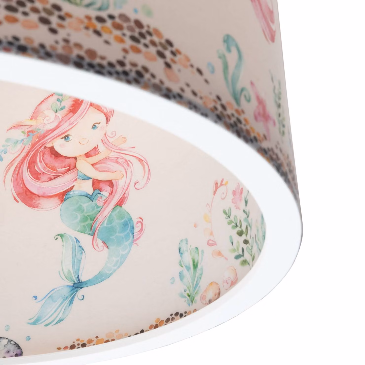 Elobra Lampada a sospensione Meerjungfrauen, dimmerabile, Multicolore, Cameretta, Plastica, Lampada a sospensione