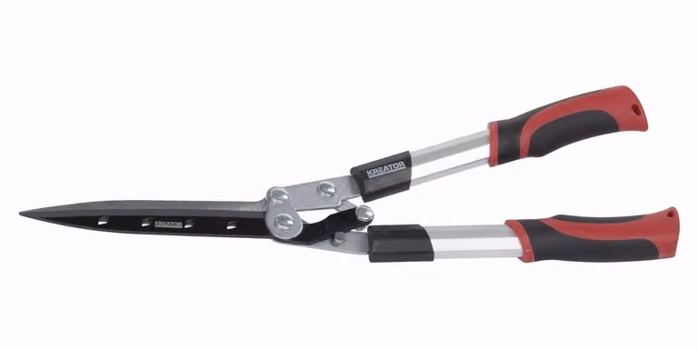 Cesoie per siepi KREATOR tipo Cesoie per giardino Cesoie per bosso 57,5 cm - Acciaio al carbonio Potenza
