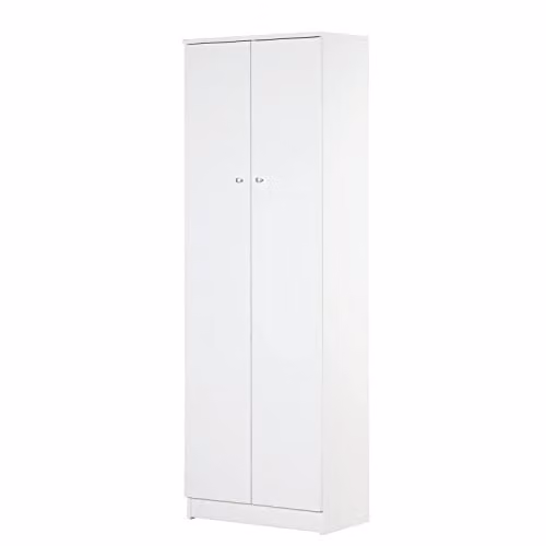 Sarmog Mobile 2 ante 3 ripiani h 182 cm colore Bianco Lisco