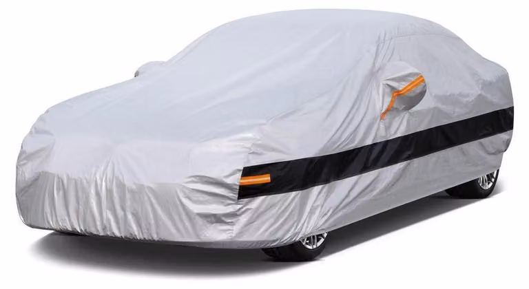 Copertura per auto, 10 strati, impermeabile e traspirante, per Hyundai/Genesis G70 (2018-2023), colore argento