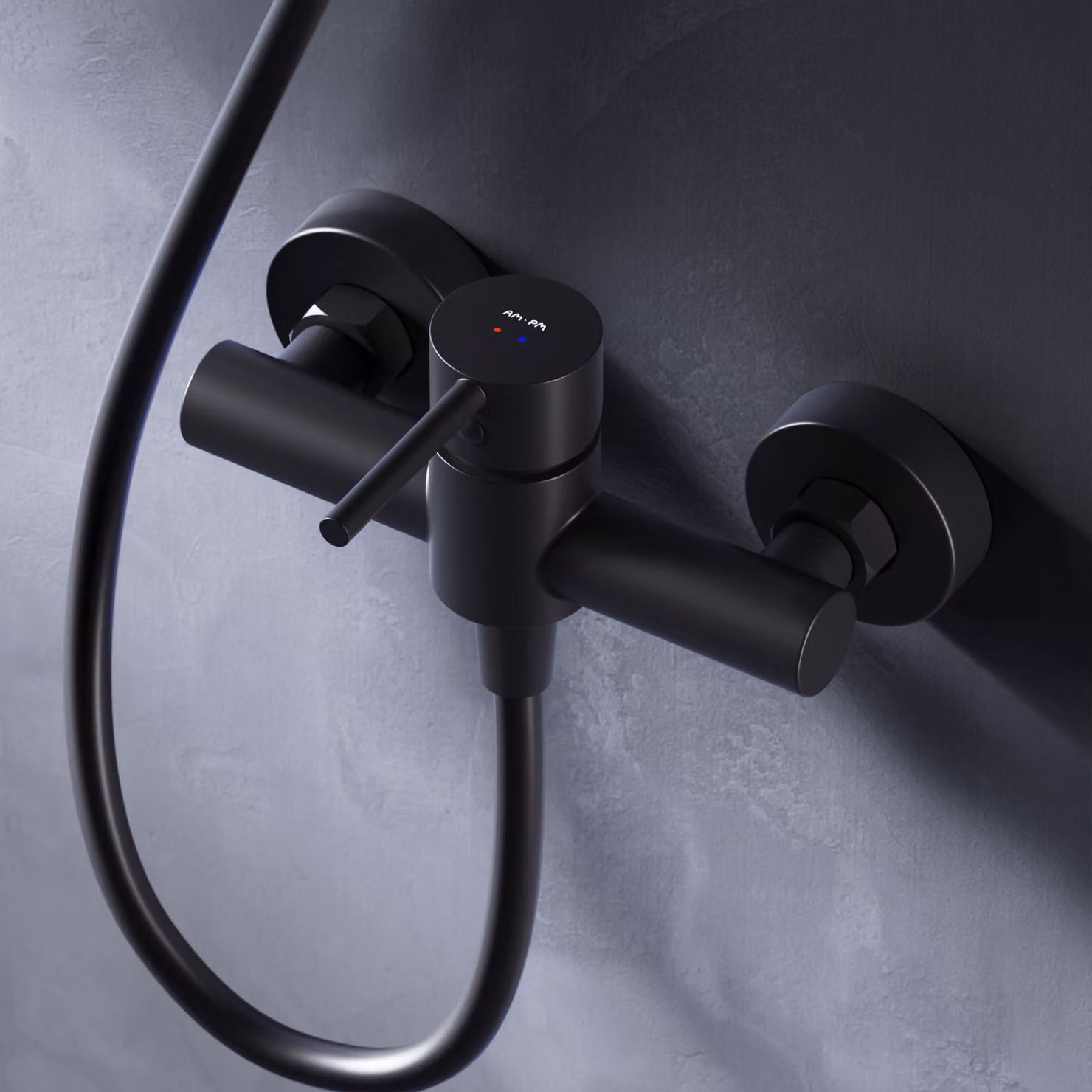 AM.PM Miscelatore per doccia Miscelatore monocomando per doccia Nero Miscelatore per doccia Miscelatore per doccia Rubinetto Miscelatore per bagno Doccia