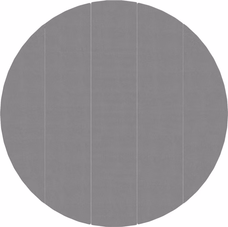 Telo Sotto Piscina Grigio Chiaro Ø550 cm Geotessile Poliestere