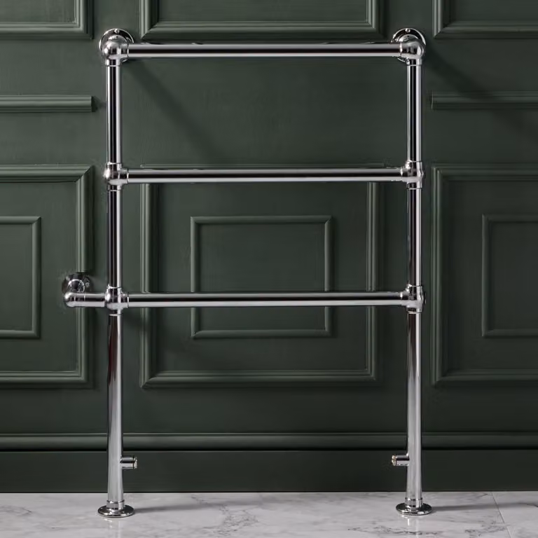 Scaldasalviette Elettrico Minimalista - Cromato - 966mm x 673mm