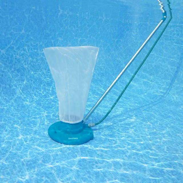 Aspiratore manuale per piscina AquaSuction Bestway colore turchese per piscine fuori terra e interrate